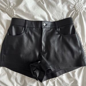 Abercrombie & Fitch Black High Waist Shorts